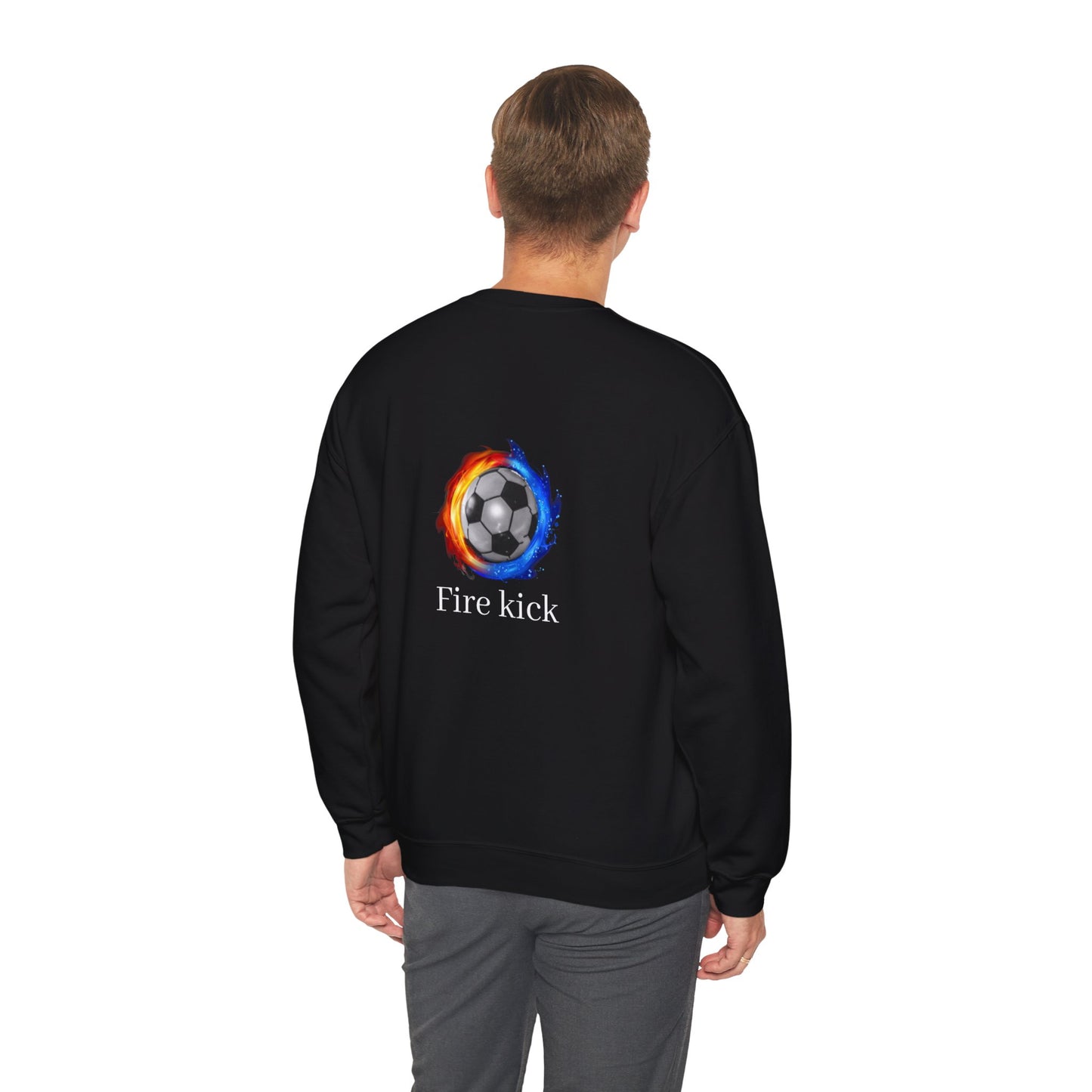 Fire kick Unisex Heavy Blend™ Crewneck Sweatshirt