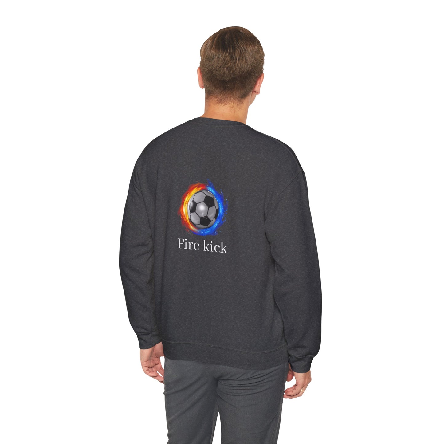 Fire kick Unisex Heavy Blend™ Crewneck Sweatshirt