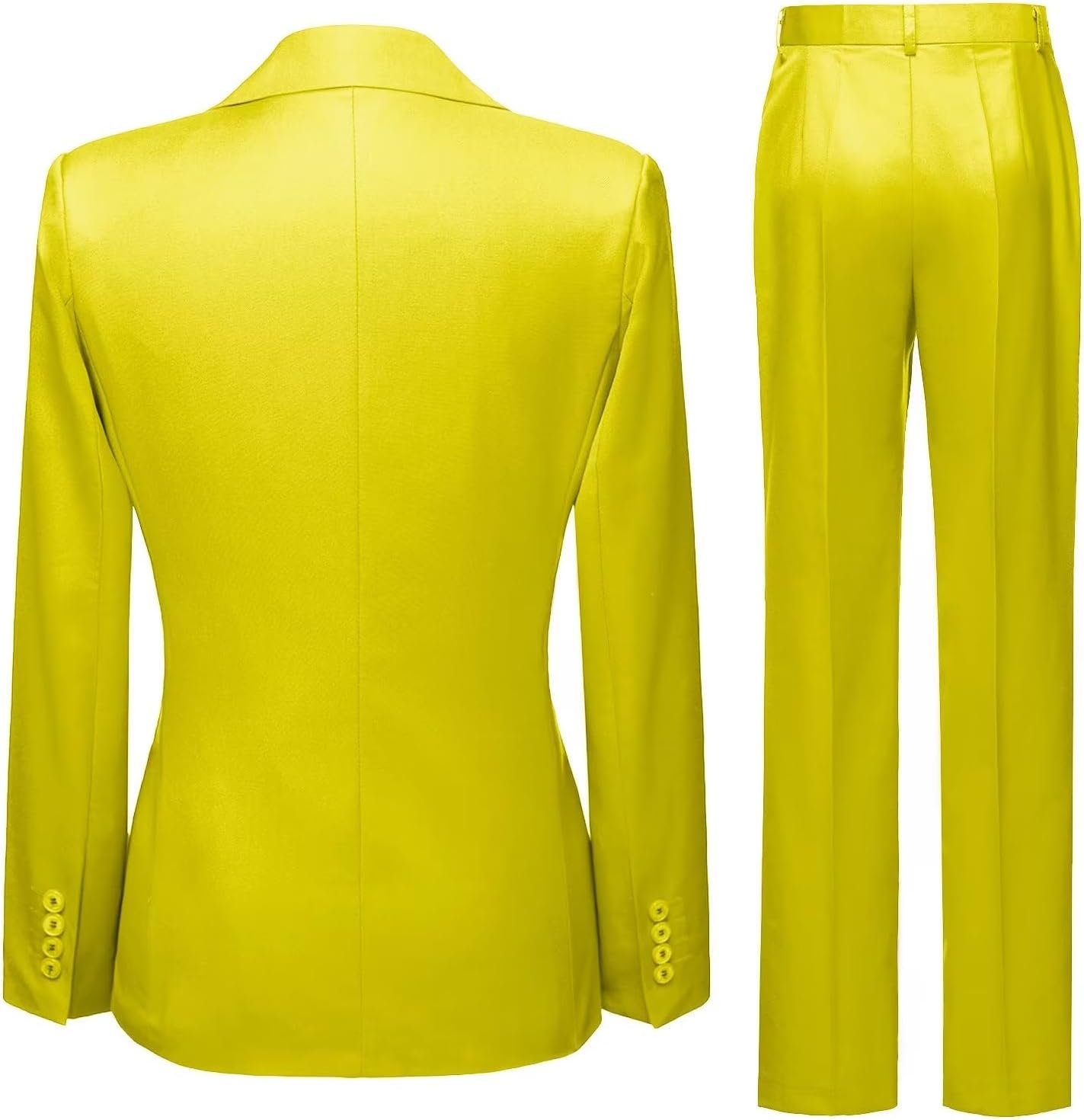 Women's 3 Piece Office Lady Business Suit Set Slim Fit Solid Blazer Vest Pant Set