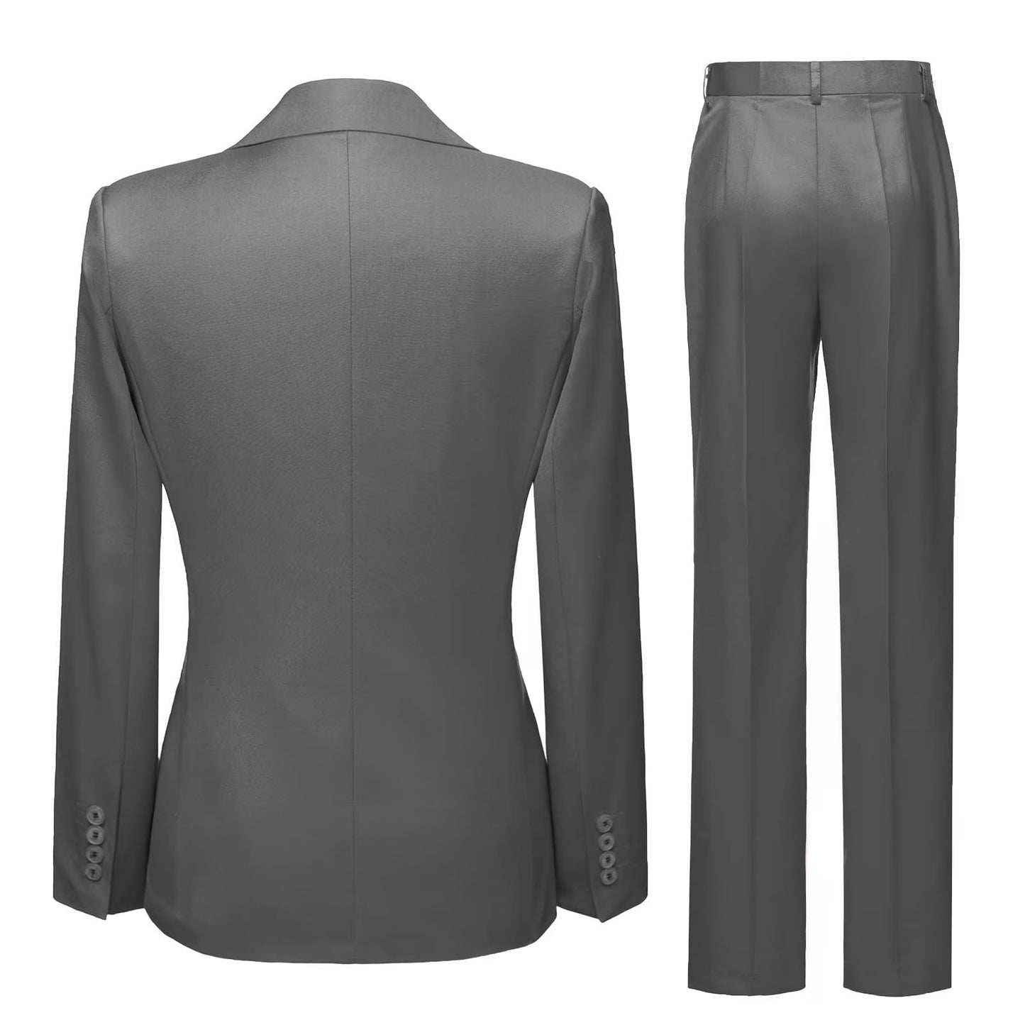 Women's 3 Piece Office Lady Business Suit Set Slim Fit Solid Blazer Vest Pant Set