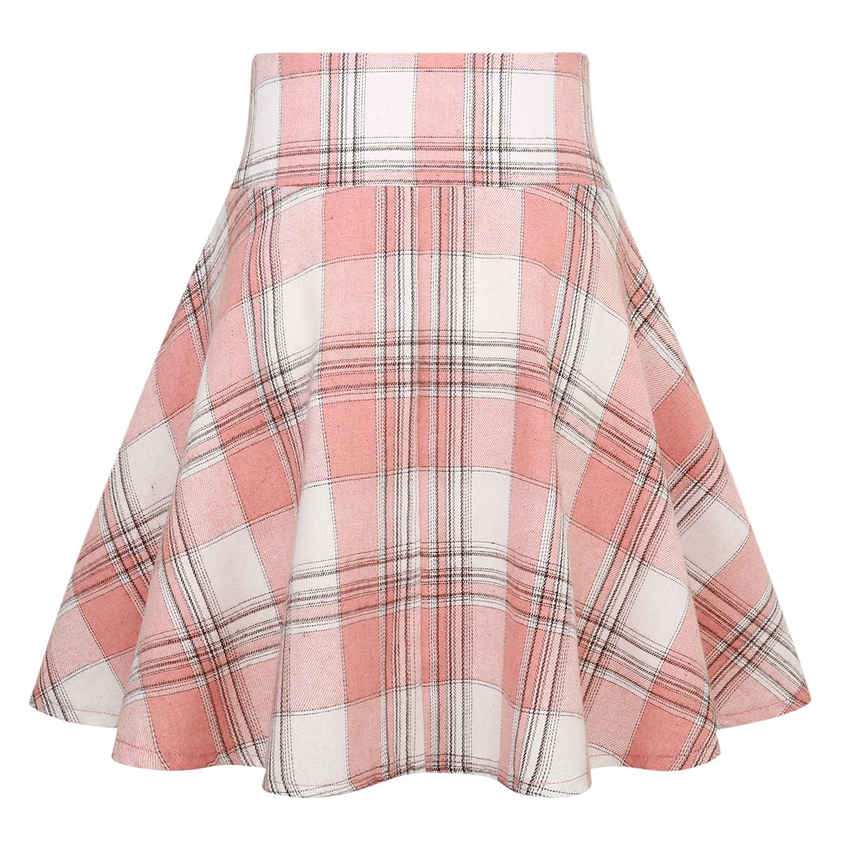 IDEALSANXUN Gothic Plaid Mini Skirts for Womens Short High Waist Plaid Skirts