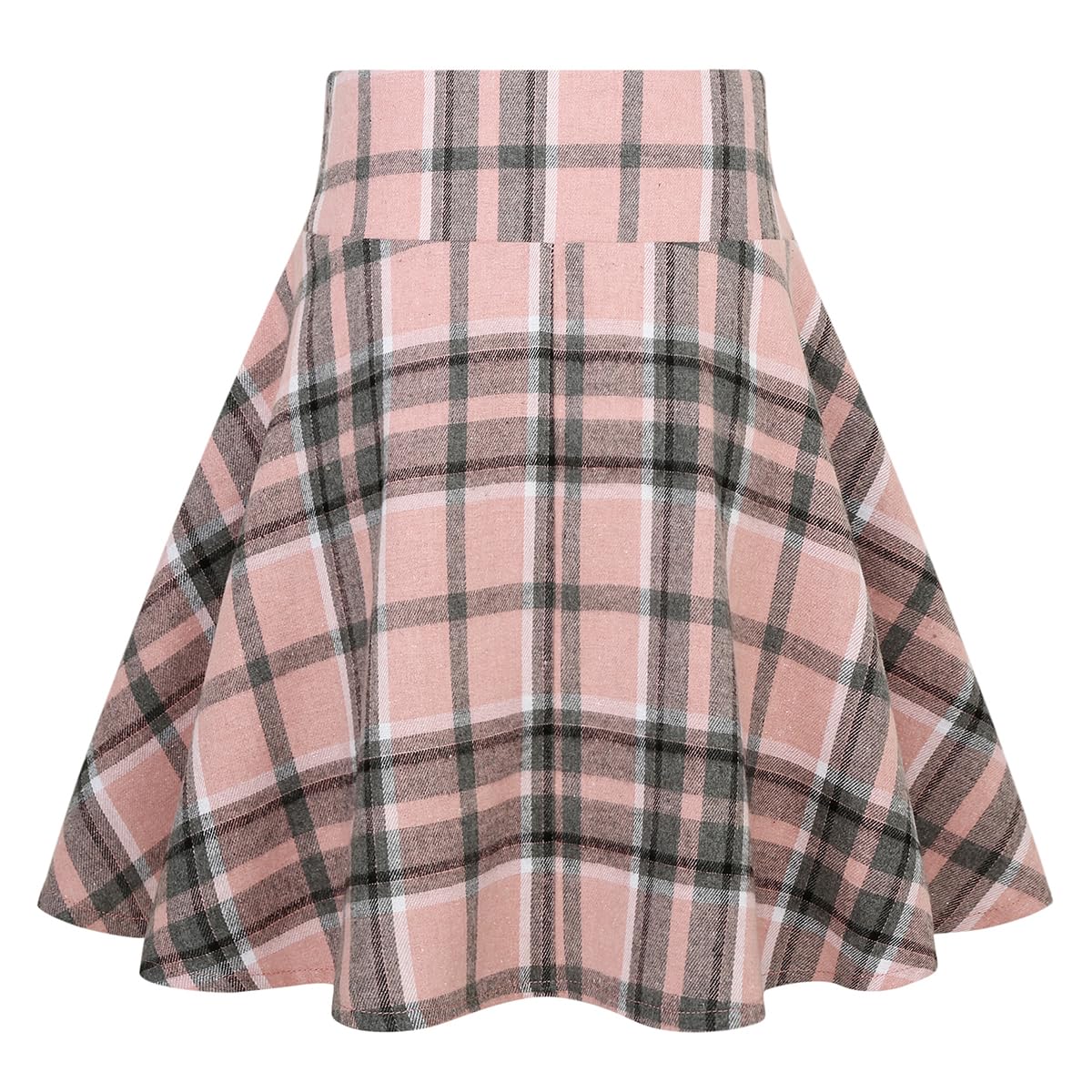 IDEALSANXUN Gothic Plaid Mini Skirts for Womens Short High Waist Plaid Skirts