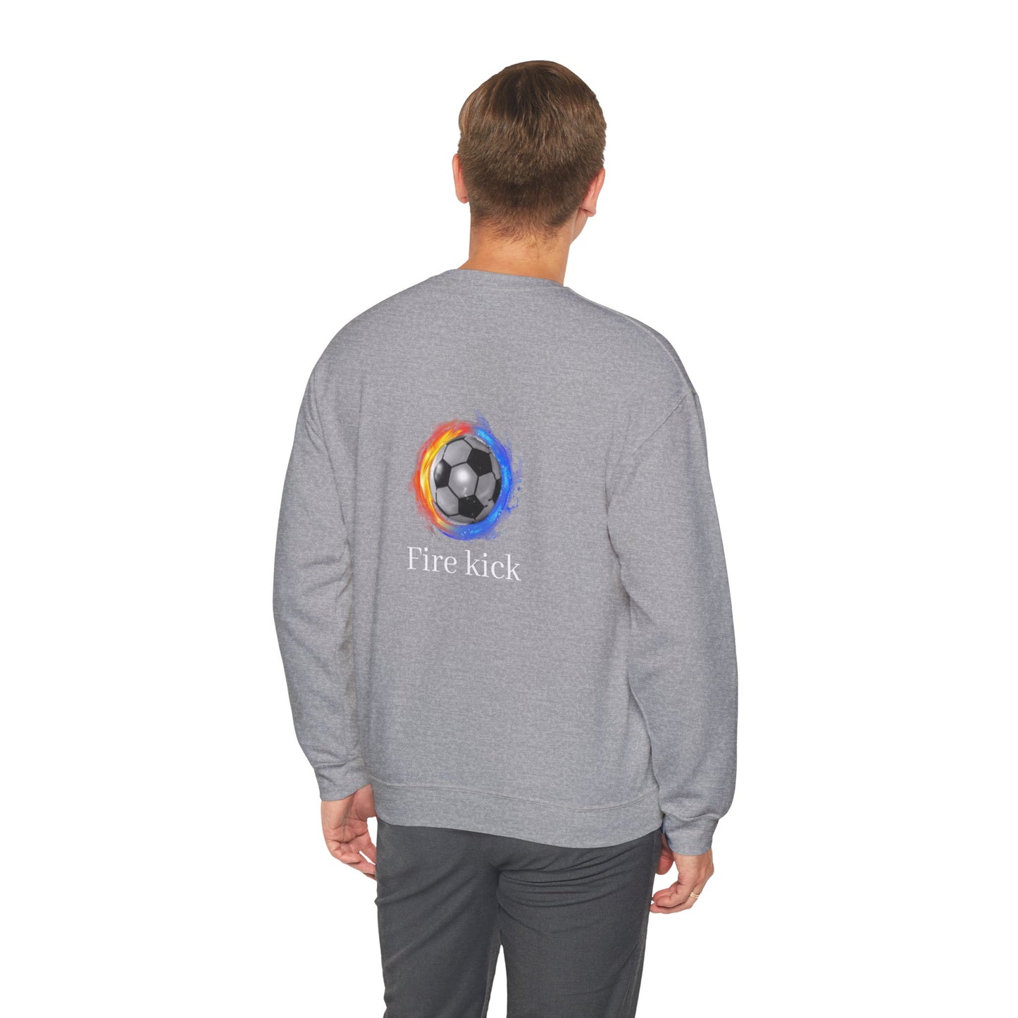 Fire kick Unisex Heavy Blend™ Crewneck Sweatshirt